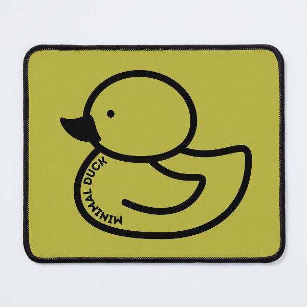 Item preview, MINIMAL DUCK. BLACK AND WHITE LOGO designed and sold by infinitearte.