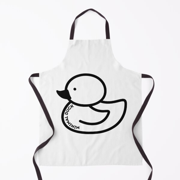 Item preview, MINIMAL DUCK. BLACK AND WHITE LOGO designed and sold by infinitearte.