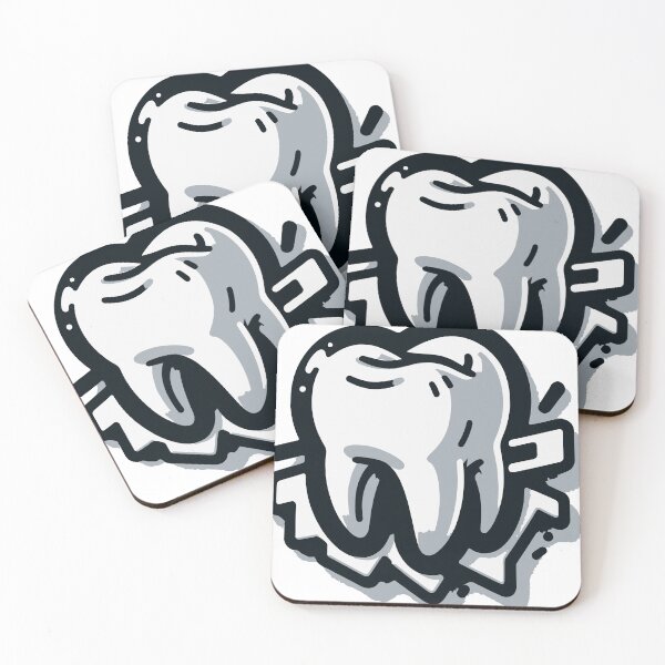 Item preview, Abstract Tooth - Modern Dental Artwork designed and sold by ShopiDentistry.