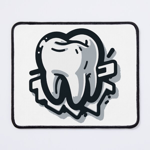 Item preview, Abstract Tooth - Modern Dental Artwork designed and sold by ShopiDentistry.