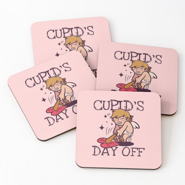 Item preview, Cupid's Day Off Witty Anti-Valentine Heart designed and sold by ElLocoMus.