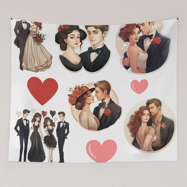 Item preview, Couples designed and sold by Mini-Anni.
