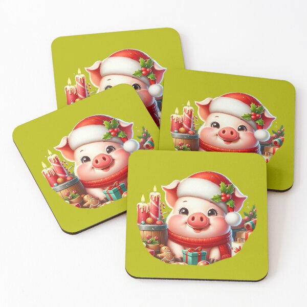 Item preview,   Adorable Little Chritmas Piggy designed and sold by DigiDreamyArt.