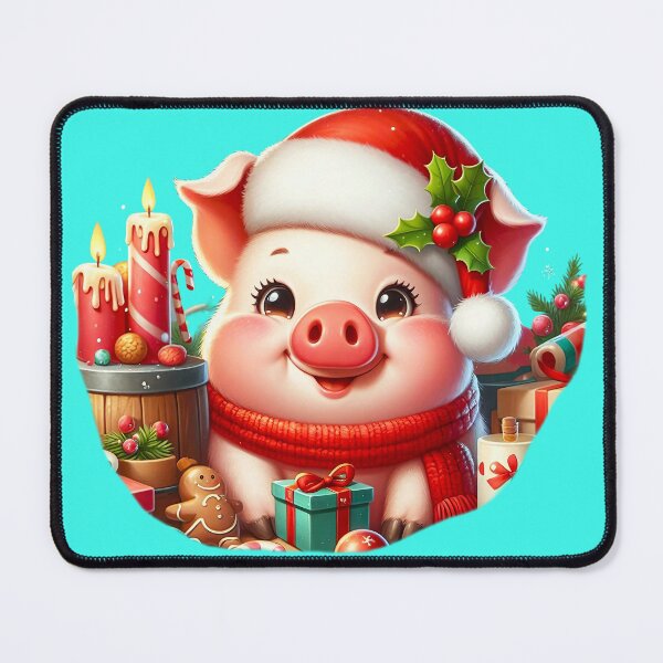 Item preview,   Adorable Little Chritmas Piggy designed and sold by DigiDreamyArt.