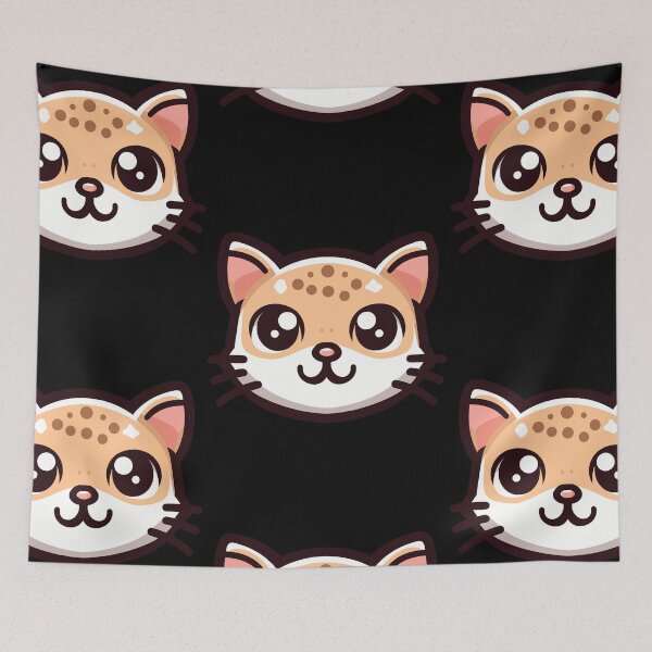Item preview, Cute Vectoral Puma Face designed and sold by ArtfulWeave.