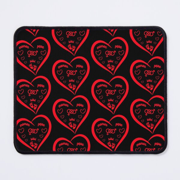 Item preview, Birth Heart Illustration: Love of Mom, Dad, and Baby designed and sold by LIAMRIVIERART.