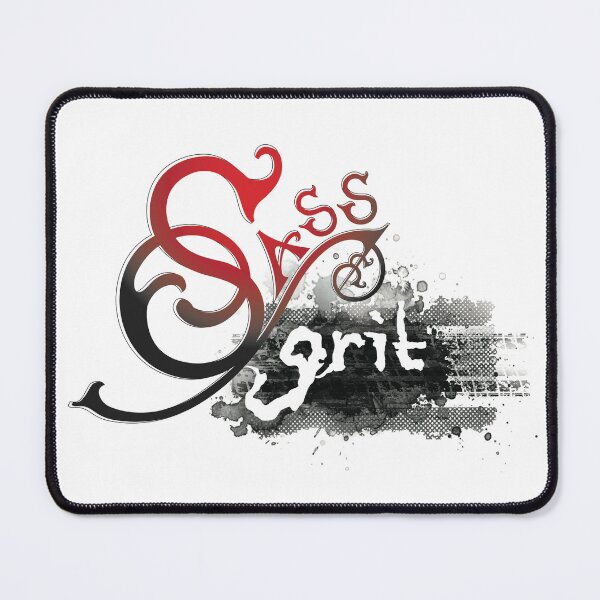 Item preview, Sass & Grit logo designed and sold by InkyblueDesign.