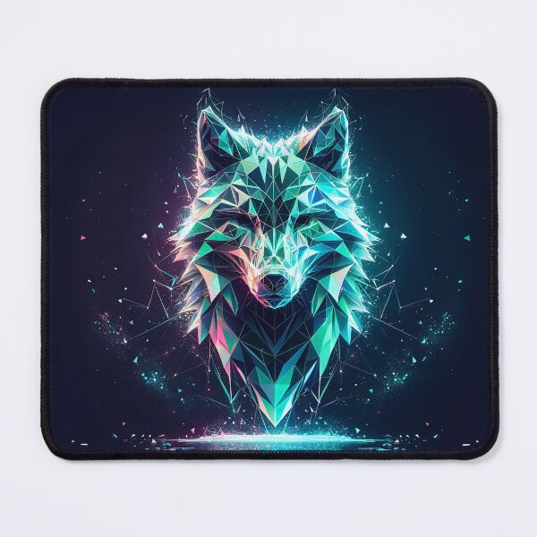 Item preview, Arctic Gaze: Luminous Wolf Portrait designed and sold by Nick Seidel.