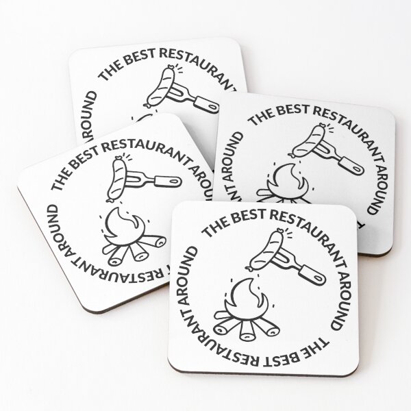 Item preview, The best resturant around - Funny bushcraft design. designed and sold by rootztoforest.