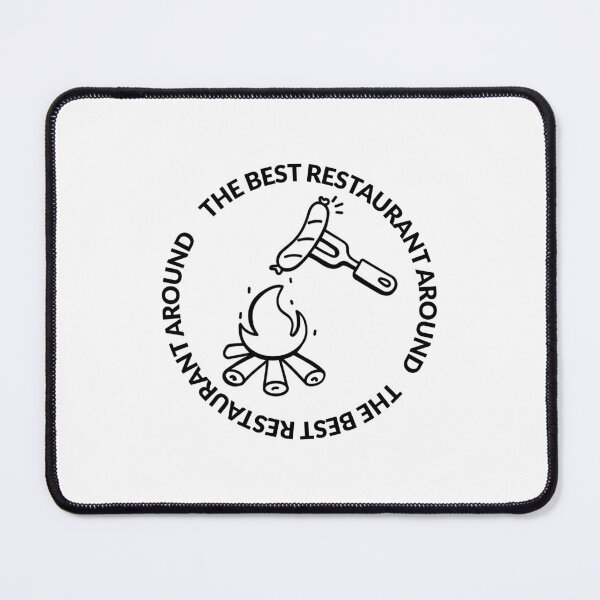 Item preview, The best resturant around - Funny bushcraft design. designed and sold by rootztoforest.