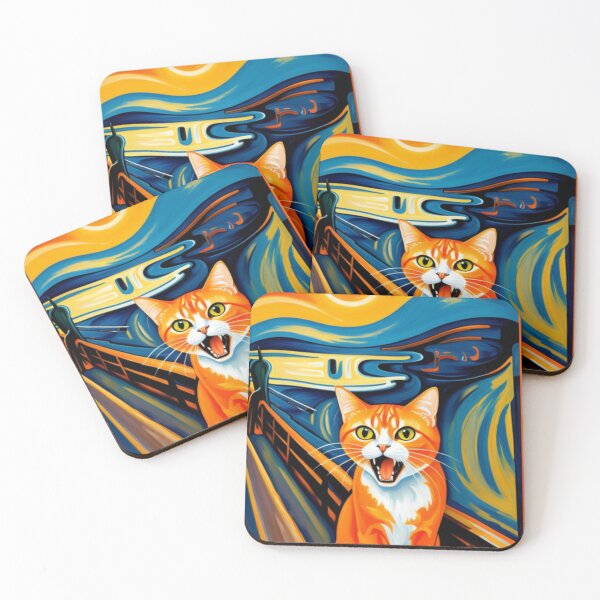 Item preview, The Scream by edvard munch designed and sold by aipaint.