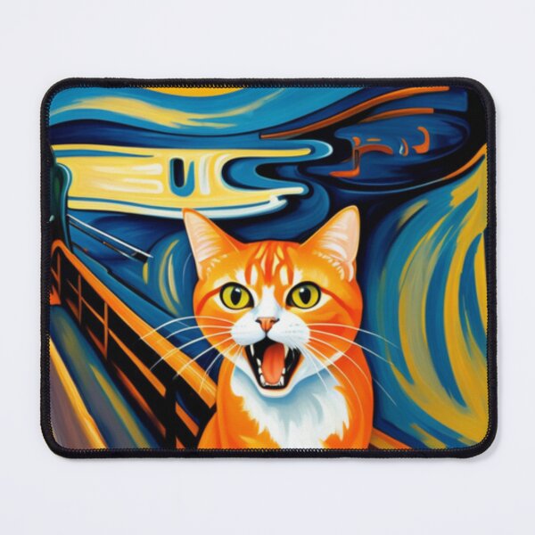 Item preview, The Scream by edvard munch designed and sold by aipaint.