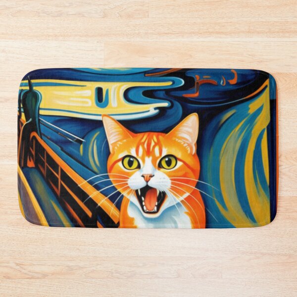 Item preview, The Scream by edvard munch designed and sold by aipaint.