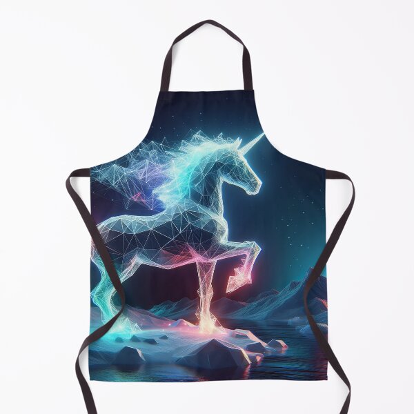 Item preview, Arctic Glow: Luminous Unicorn Mirage designed and sold by Nick Seidel.
