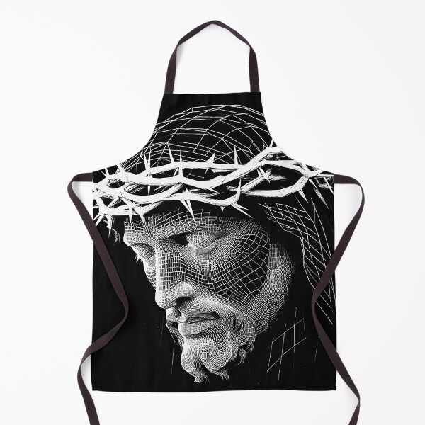 Item preview, The Passion of Jesus: A Minimalist Wire frame Portrait designed and sold by Aroncross111.