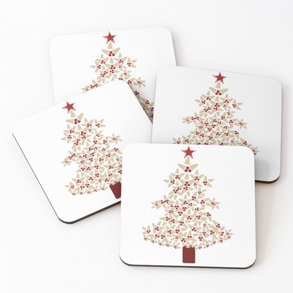 Item preview, Peach Christmas Tree, Christmas Lights Decorations designed and sold by Art Shimmers.
