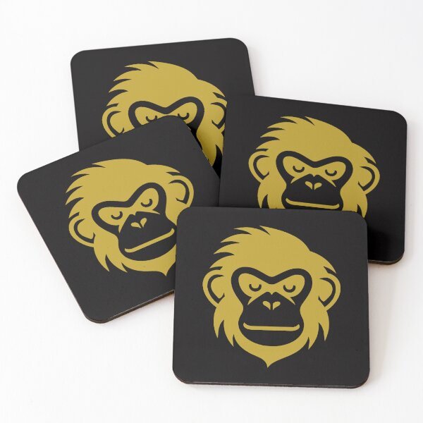Item preview, A MINIMAL MONKEY IN GOLDEN SUIT designed and sold by infinitearte.
