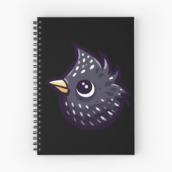Item preview, Cute Vectoral Starling Face designed and sold by ArtfulWeave.