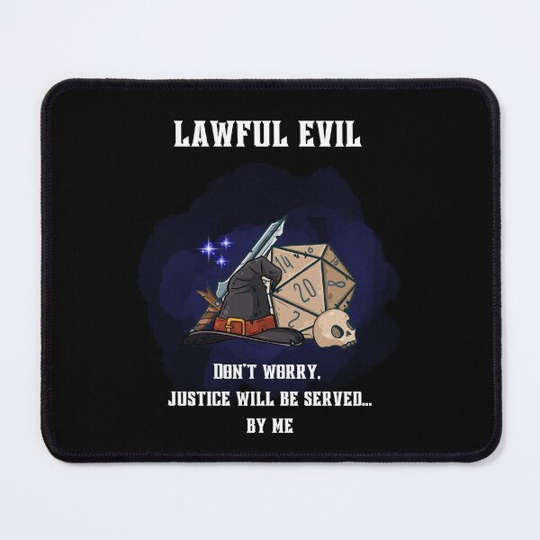 Item preview,  Lawful Evil alignment designed and sold by Kate :).