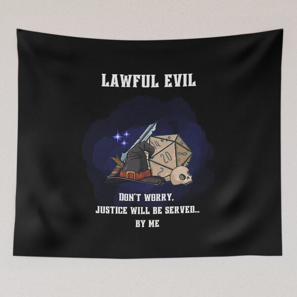 Item preview,  Lawful Evil alignment designed and sold by Kate :).