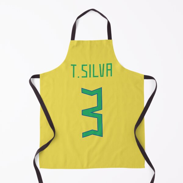 Item preview, Thiago Silva Brazil Home Jersey 2023 designed and sold by Alimator.