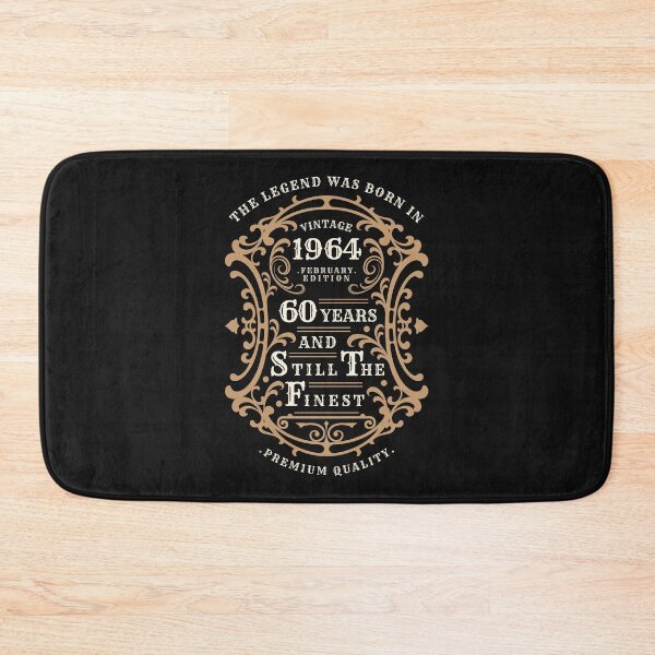 Item preview, Vintage Born February 1964 | 60 Years Old Legend | 60th Birthday designed and sold by 4TeeToo.
