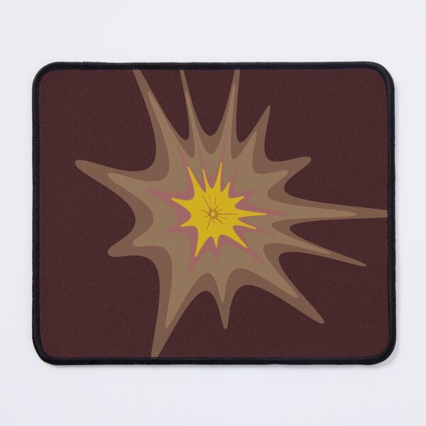 Item preview, Burgundy and Yellow Micro Stellate designed and sold by Tactux - Digital Artist.