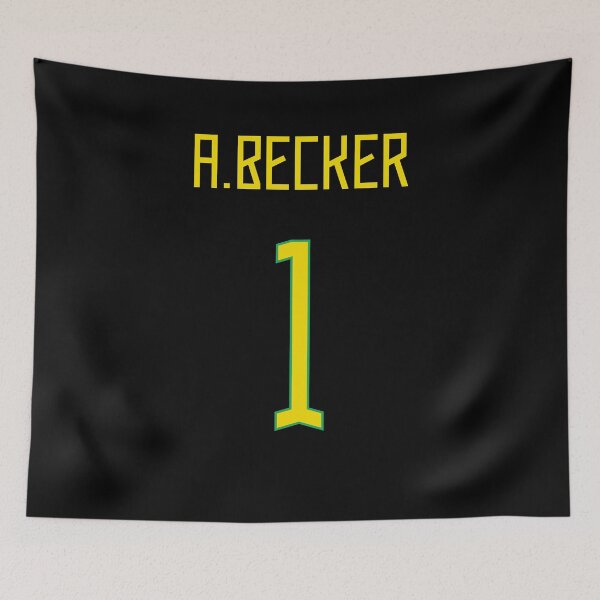 Item preview, Alisson Becker Brazil Home Jersey 2023 designed and sold by Alimator.