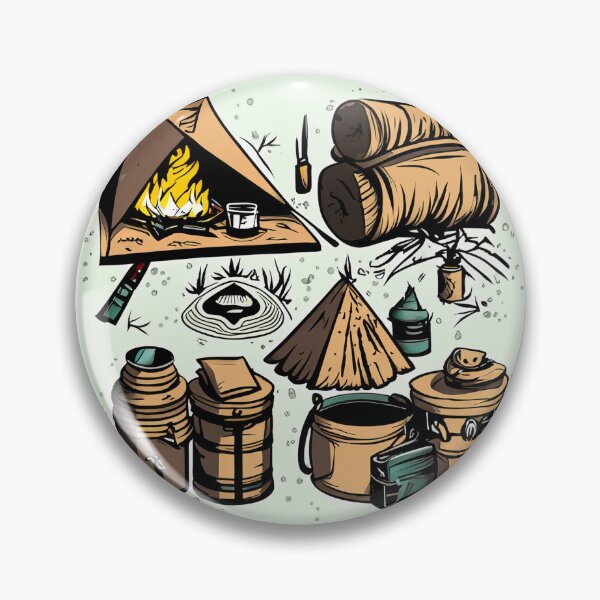 Item preview, Bushcraft Gift - Classic bushcraft design designed and sold by rootztoforest.