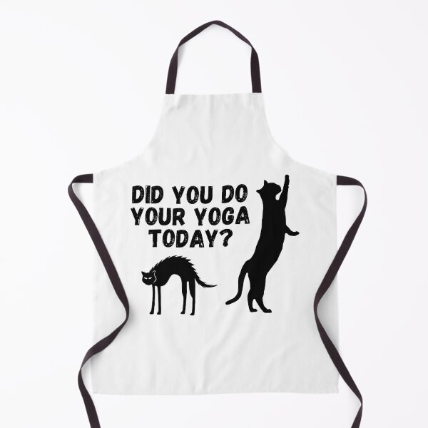 Item preview, Did you do your yoga today? | Cat stretching design designed and sold by Enchantedbox.