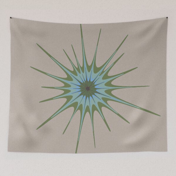 Item preview, Green Aqua Micro Stellate designed and sold by Tactux - Digital Artist.