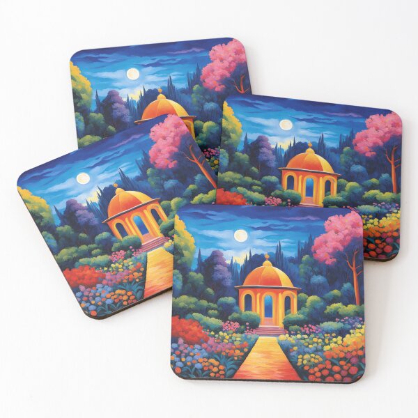 Item preview, Fauvist Haven: Moonlight Serenity designed and sold by ArtsyInventor.