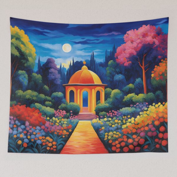 Item preview, Fauvist Haven: Moonlight Serenity designed and sold by ArtsyInventor.