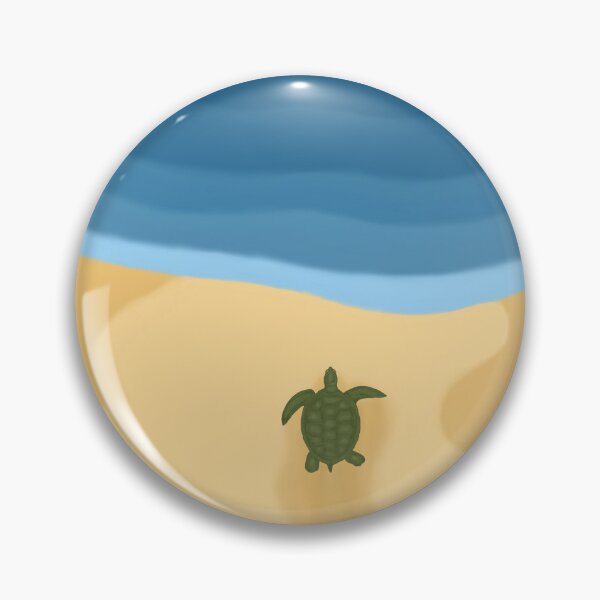 Item preview, Turtle on the beach on the way to the water designed and sold by pigletti-arts.