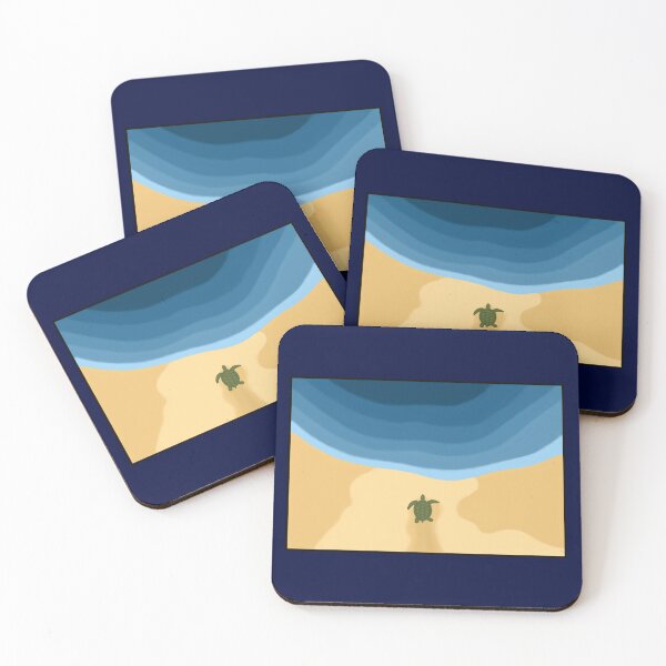 Item preview, Turtle on the beach on the way to the water designed and sold by pigletti-arts.