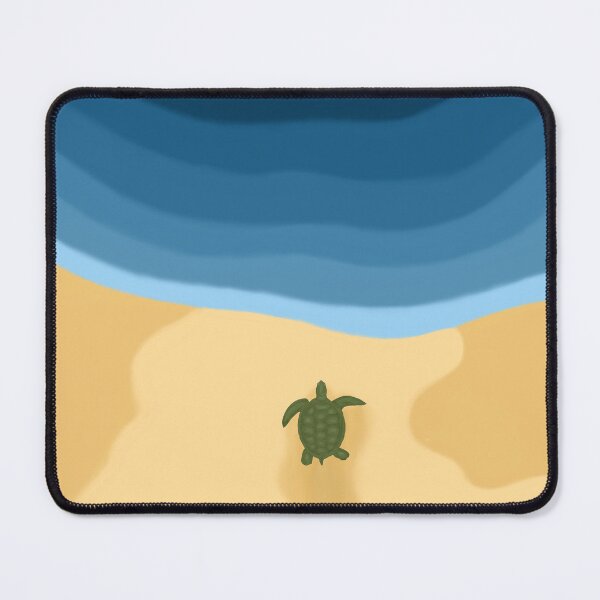Item preview, Turtle on the beach on the way to the water designed and sold by pigletti-arts.