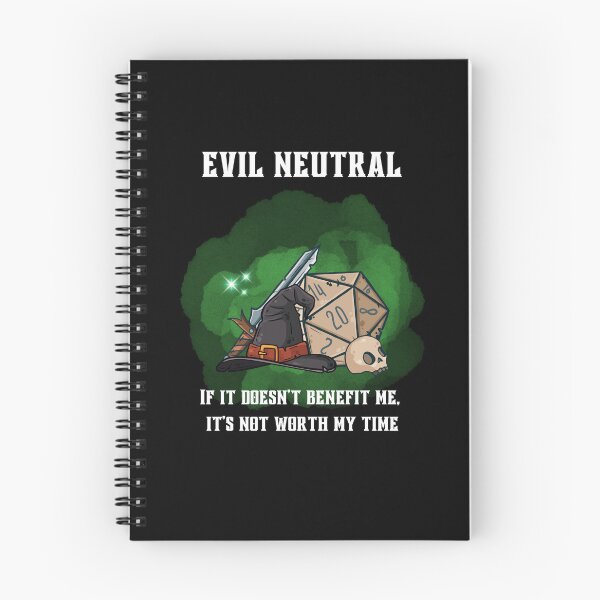 Item preview, Neutral evil alignment designed and sold by Kate :).