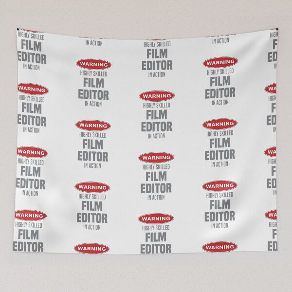 Item preview, Highly Skilled Film Editor in Action designed and sold by NermilioDesigns.