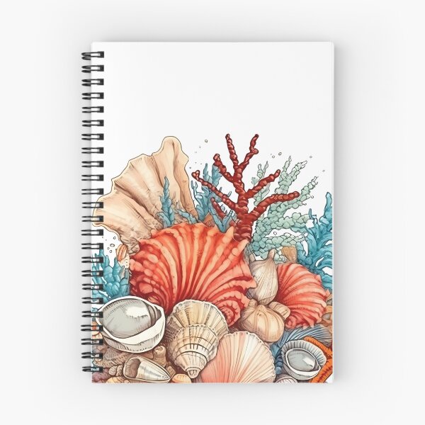 Item preview, Colorful Watercolor Seashells 3 designed and sold by mushizaman.