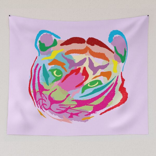 Item preview, Colorful Tiger designed and sold by EunsooLee.