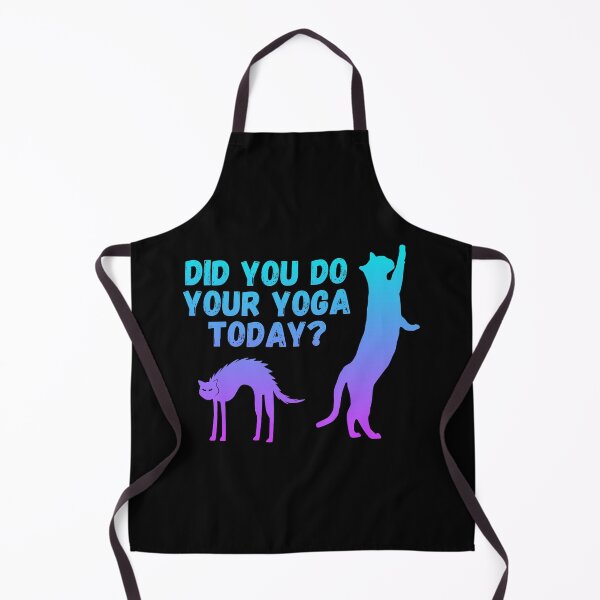 Item preview, Did you do your yoga today? | Cat stretching design designed and sold by Enchantedbox.