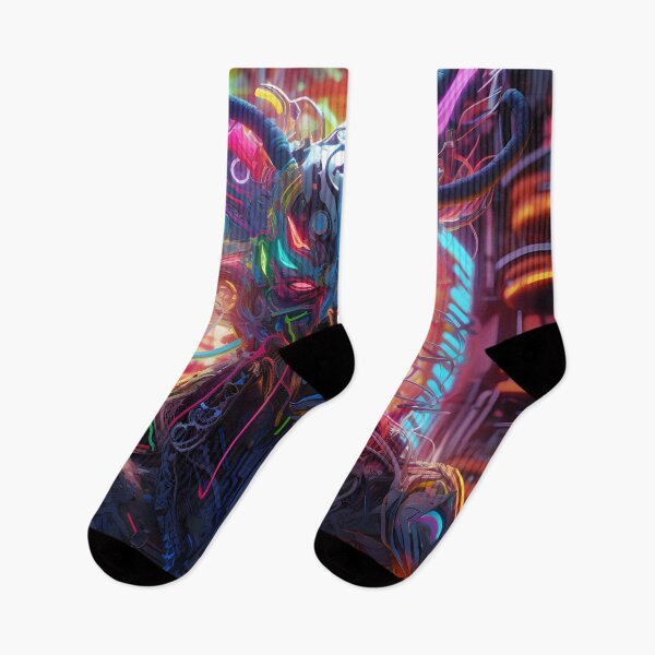 Item preview, Neon Mythos: Cyber Satyr's Reign designed and sold by dogwoofwoof.