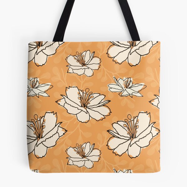 Item preview, Gorgeous orange flower print to enhance many favorites! designed and sold by BradleysMarket.