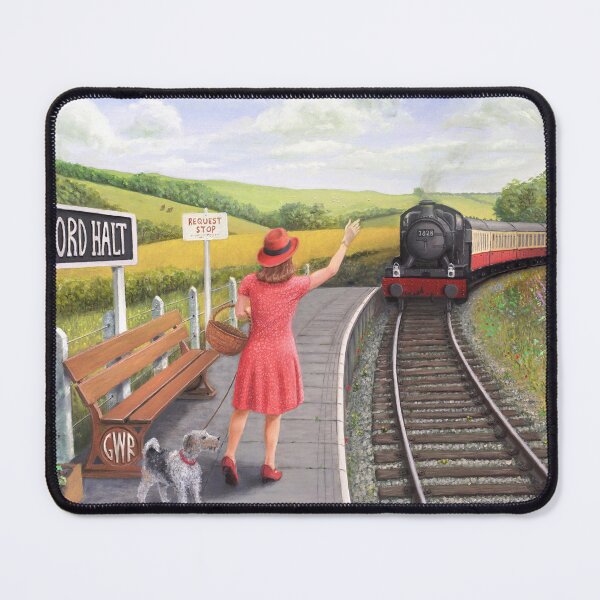 Item preview, Doniford Halt Railway Station designed and sold by wetherellart.