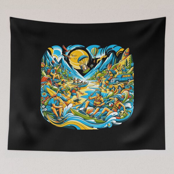 Item preview, Adventure Awaits - Outdoor Sports and Nature Escape designed and sold by ChromaticBlend.