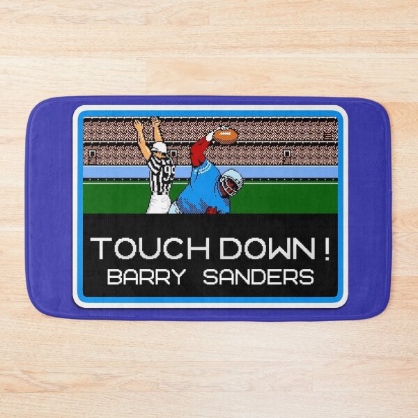 Item preview, Tecmo Bowl touchdown Barry Sanders fan art designed and sold by barefootmk.