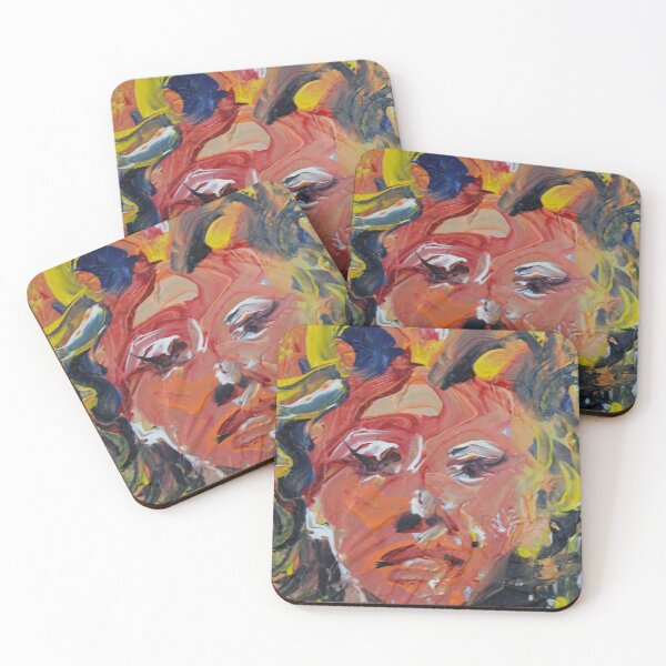 Artikelvorschau, Abstraktes expressionistisches Marilyn-Gesicht 411 entworfen und verkauft von Eraclis Aristidou.