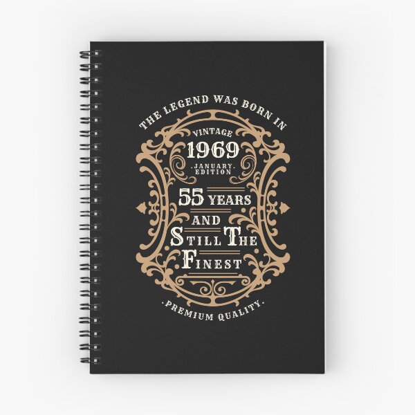 Item preview, Vintage Born January 1969 | 55 Years Old Legend | 55th Birthday designed and sold by 4TeeToo.