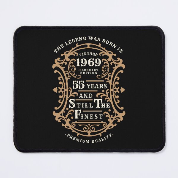 Item preview, Vintage Born February 1969 | 55 Years Old Legend | 55th Birthday designed and sold by 4TeeToo.