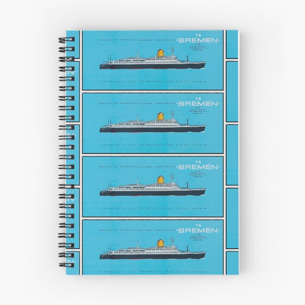 Item preview, Bremen passenger ship retro ship advertising designed and sold by RoyalTarget.